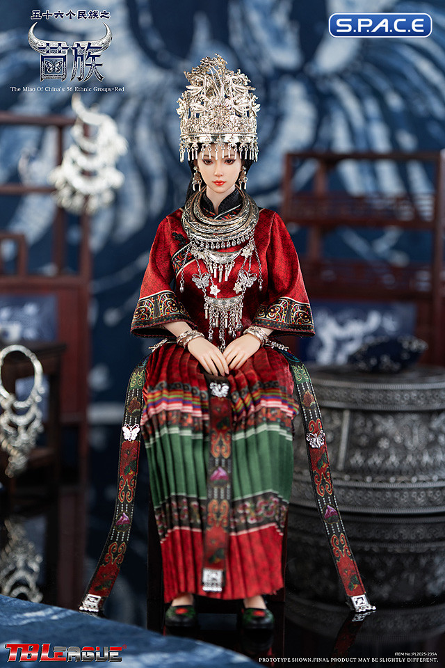 1/6 Scale The Miao of Chinas 56 Ethnic Groups - red Version