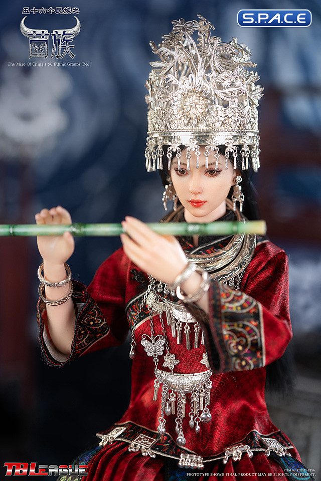 1/6 Scale The Miao of Chinas 56 Ethnic Groups - red Version