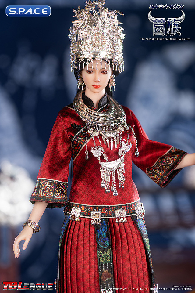 1/6 Scale The Miao of Chinas 56 Ethnic Groups - red Version