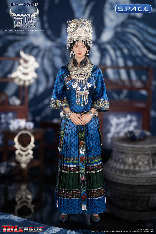 1/6 Scale The Miao of Chinas 56 Ethnic Groups - blue Version