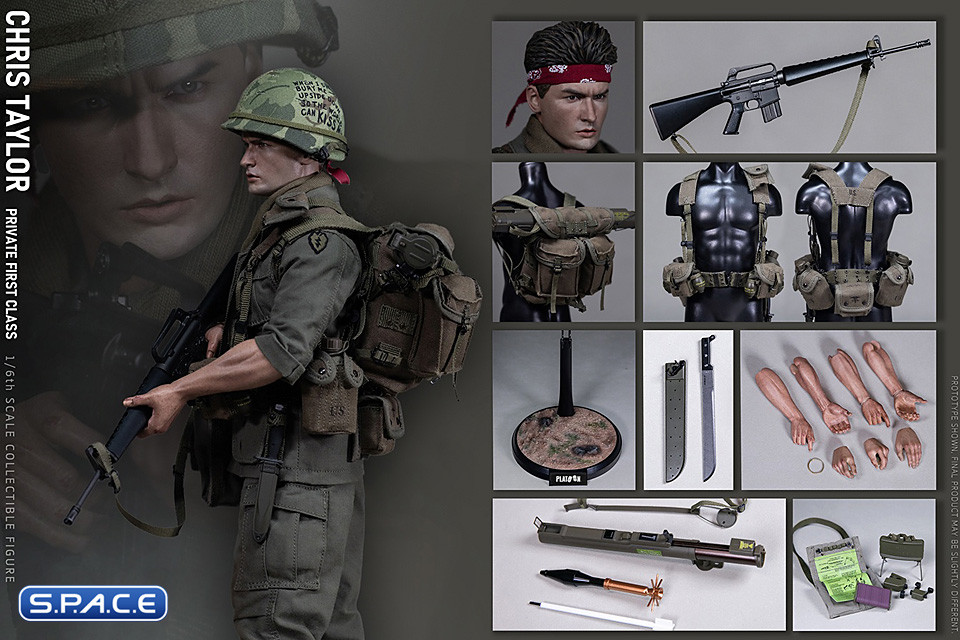 1/6 Scale Chris Taylor (Platoon)