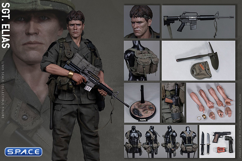 1/6 Scale Sergeant Elias (Platoon)