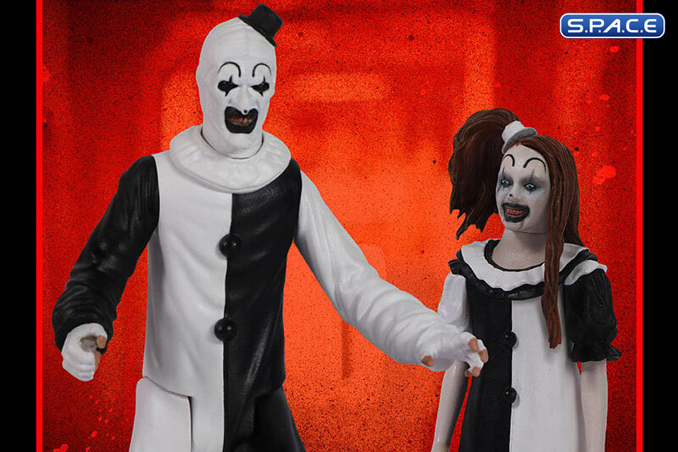 Art the Clown and The Little Pale Girl 5 Points Set (Terrifier 2)