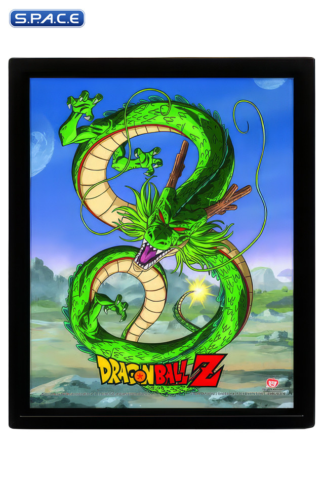Shenron Unleashed framed 3D Lenticular Poster (Dragon Ball Z)