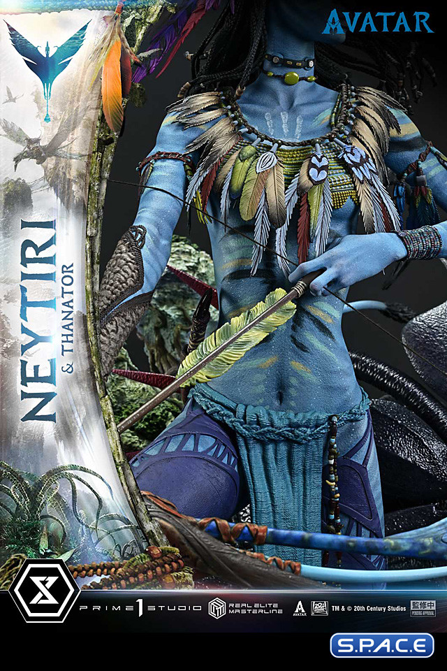 1/4 Scale Neytiri & Thanator Real Elite Masterline Statue (Avatar)