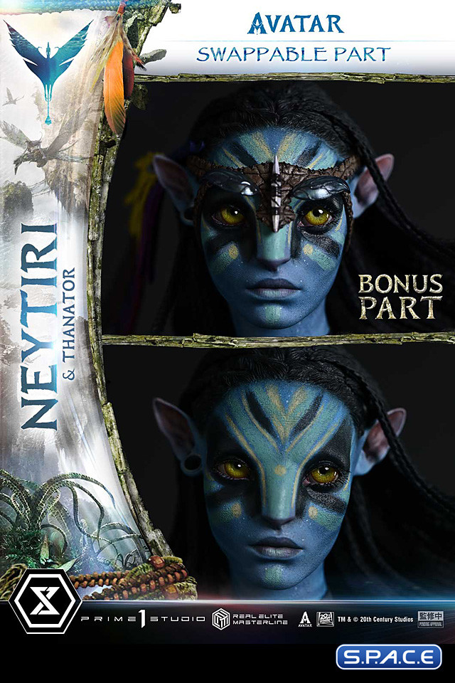 1/4 Scale Neytiri & Thanator Deluxe Real Elite Masterline Statue - Bonus Version (Avatar)
