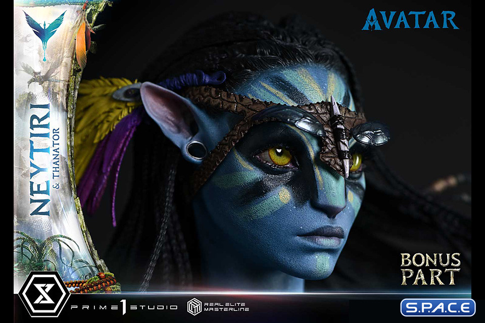 1/4 Scale Neytiri & Thanator Deluxe Real Elite Masterline Statue - Bonus Version (Avatar)