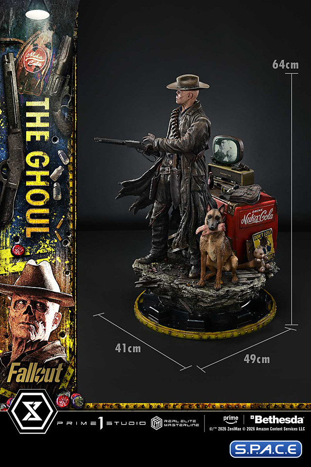 1/4 Scale The Ghoul Real Elite Masterline Statue (Fallout)