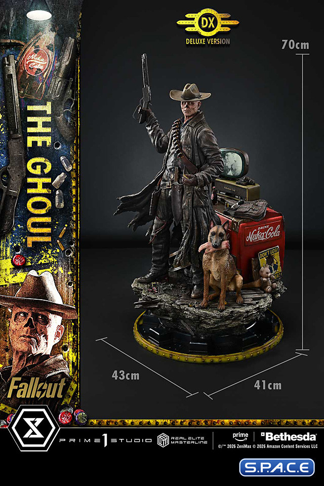 1/4 Scale The Ghoul Deluxe Real Elite Masterline Statue - Bonus Version (Fallout)