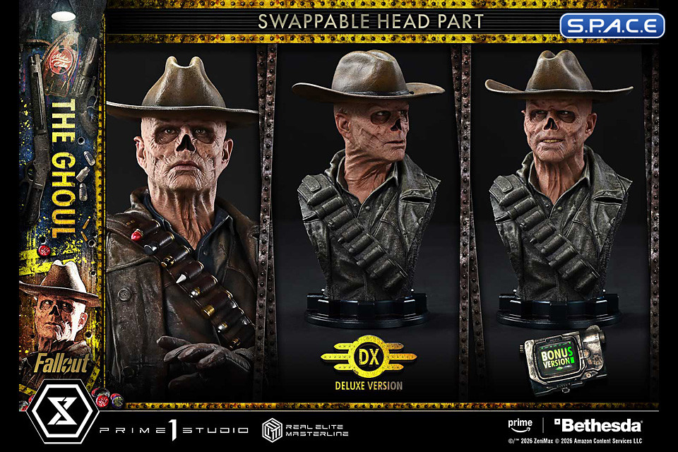 1/4 Scale The Ghoul Deluxe Real Elite Masterline Statue - Bonus Version (Fallout)