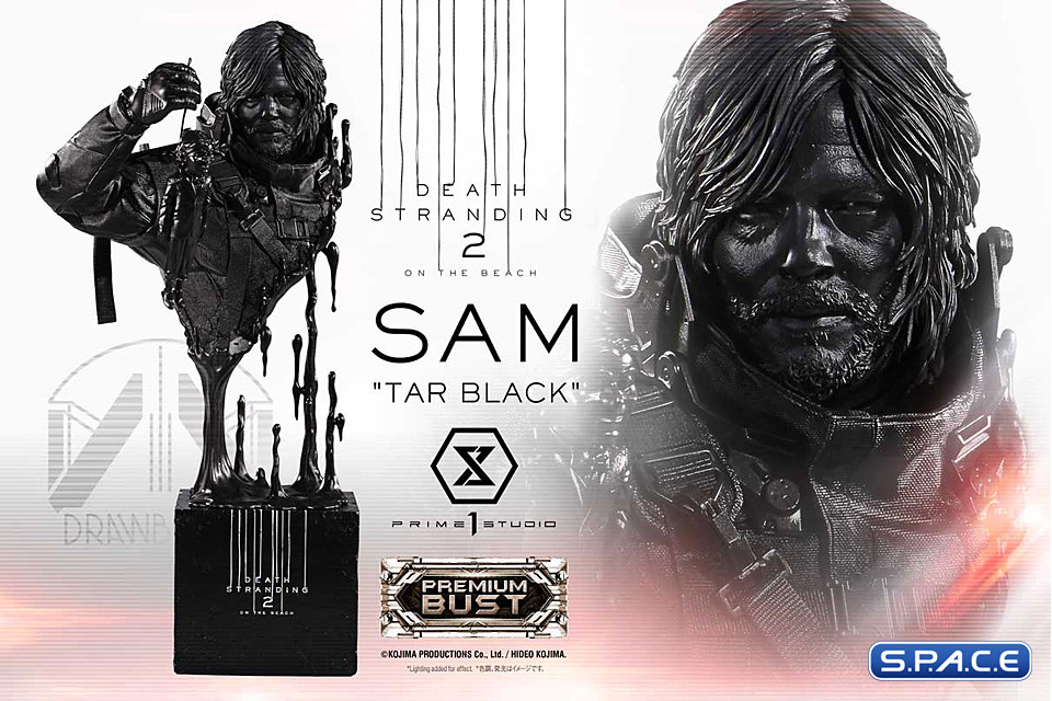 1/3 Scale Sam �Tar Black� Premium Bust (Death Stranding 2: On the Beach)