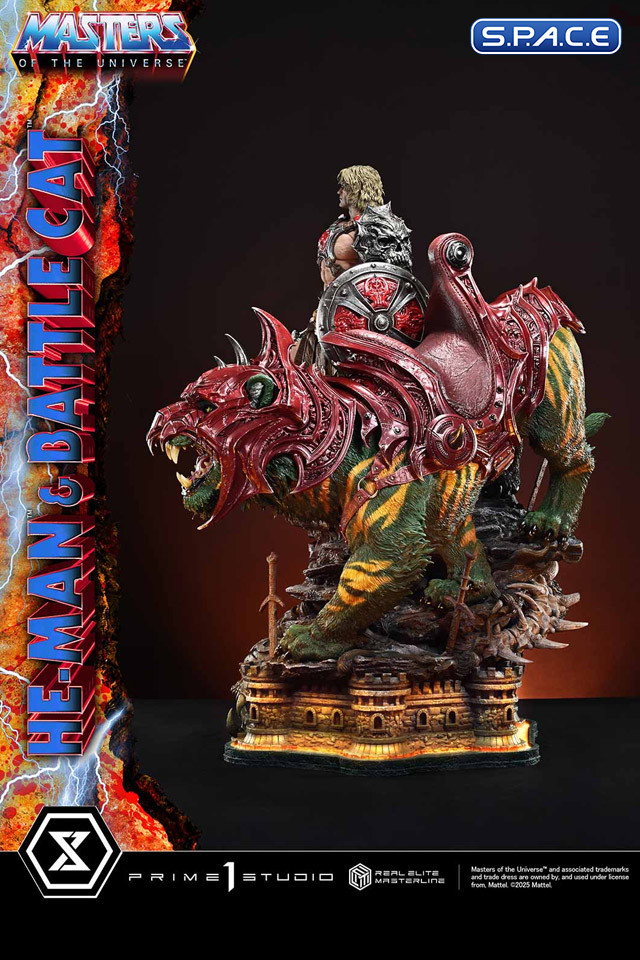 1/4 Scale He-Man & Battle Cat Real Elite Masterline Statue (Masters of the Universe)