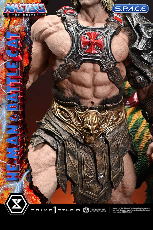 1/4 Scale He-Man & Battle Cat Real Elite Masterline Statue (Masters of the Universe)
