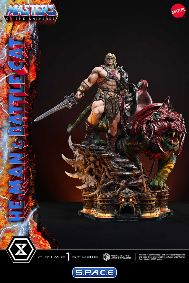 1/4 Scale He-Man & Battle Cat Real Elite Masterline Statue - Ultimate Version (Masters of the Universe)