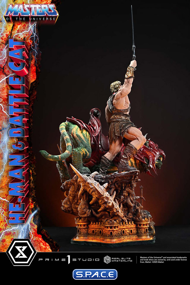 1/4 Scale He-Man & Battle Cat Real Elite Masterline Statue - Ultimate Version (Masters of the Universe)