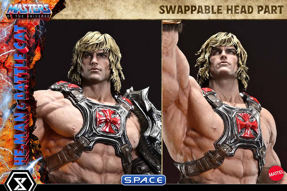 1/4 Scale He-Man & Battle Cat Real Elite Masterline Statue - Ultimate Version (Masters of the Universe)