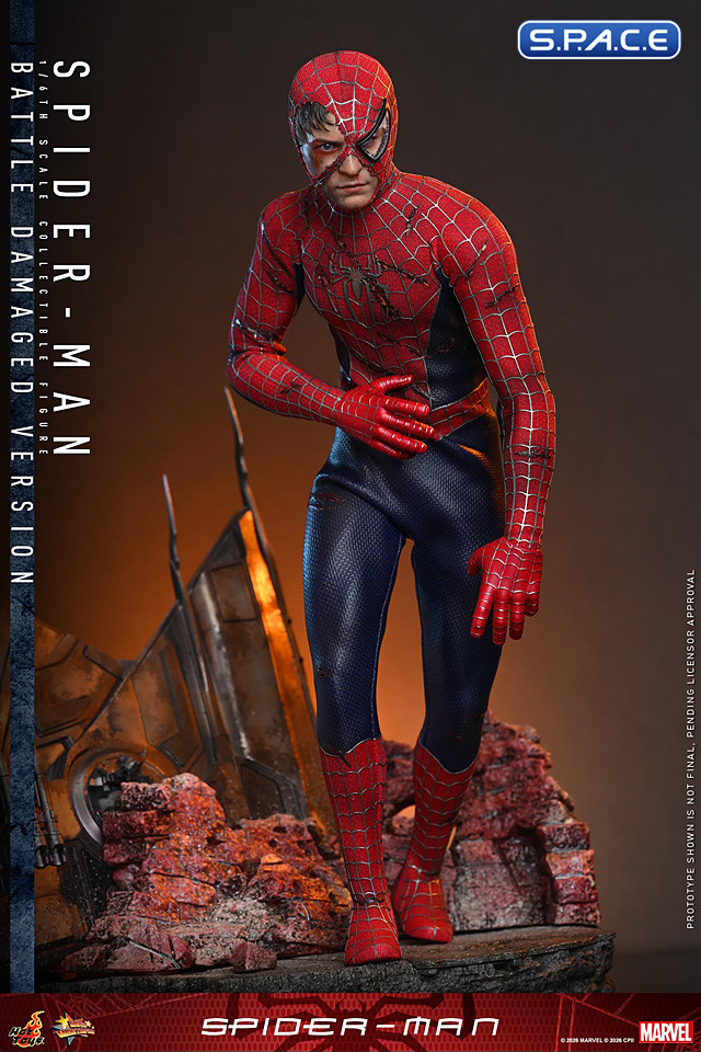 1/6 Scale Spider-Man Battle-Damaged Version Movie Masterpiece MMS859 (Spider-Man)