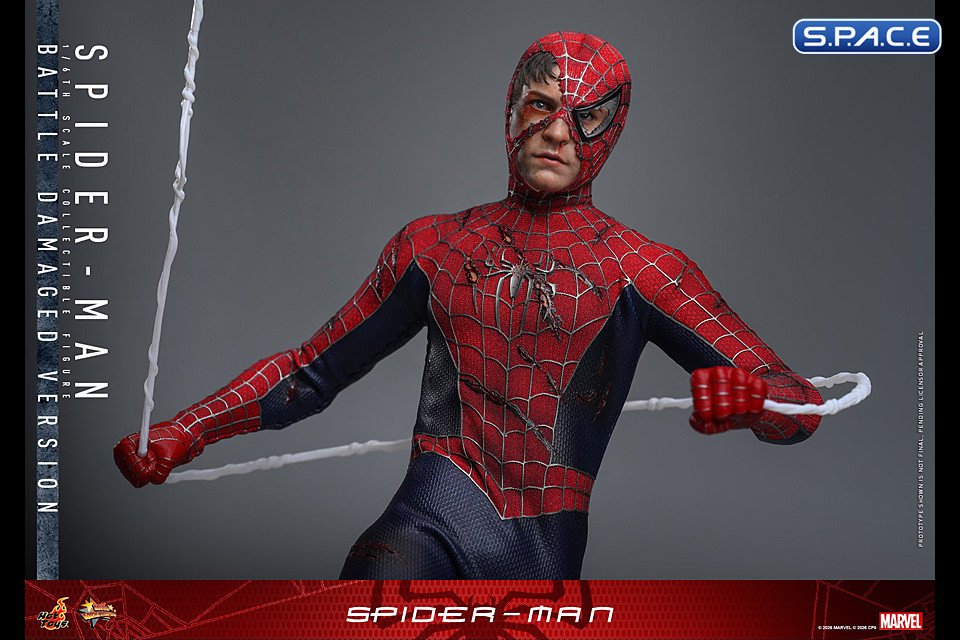 1/6 Scale Spider-Man Battle-Damaged Version Movie Masterpiece MMS859 (Spider-Man)