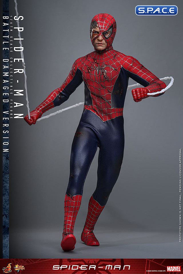 1/6 Scale Spider-Man Battle-Damaged Version Movie Masterpiece MMS859 (Spider-Man)