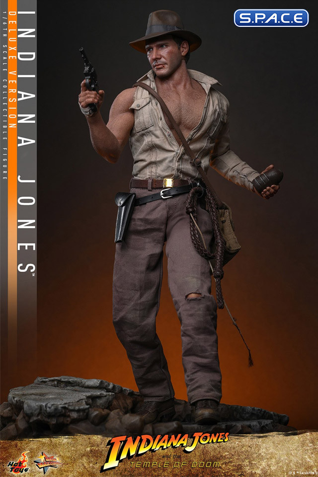1/6 Scale Indiana Jones Deluxe Version Movie Masterpiece MMS861 (Indiana Jones and the Temple of Doom)