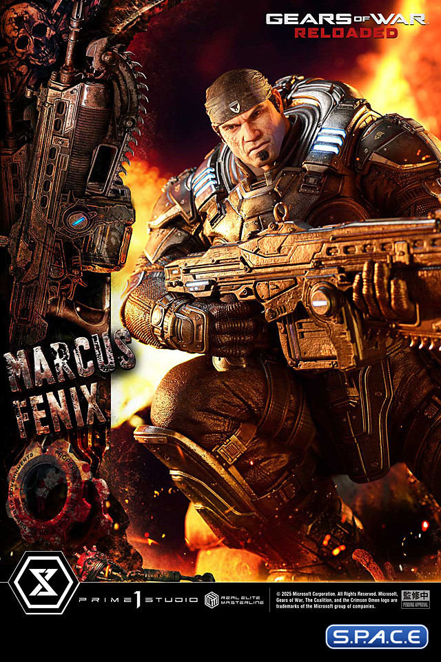 1/3 Scale Marcus Fenix Real Elite Masterline Statue (Gears of War: Reloaded)