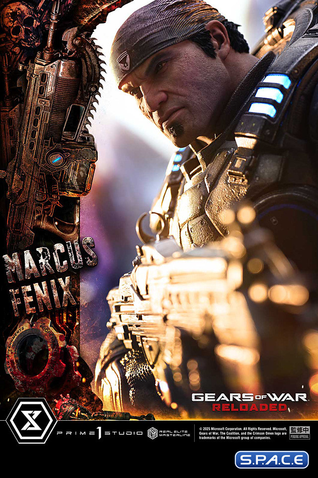 1/3 Scale Marcus Fenix Real Elite Masterline Statue (Gears of War: Reloaded)