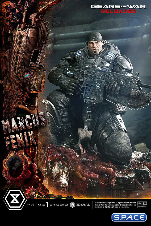 1/3 Scale Marcus Fenix Real Elite Masterline Statue (Gears of War: Reloaded)