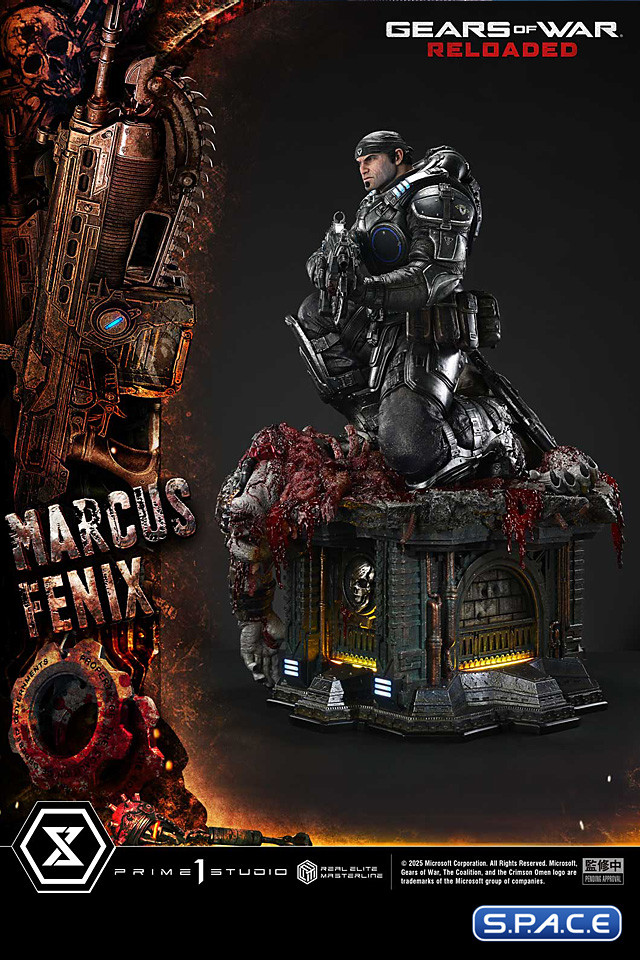 1/3 Scale Marcus Fenix Real Elite Masterline Statue (Gears of War: Reloaded)