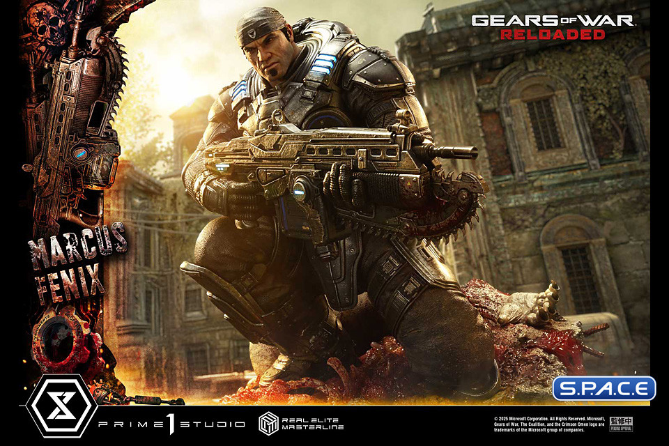 1/3 Scale Marcus Fenix Real Elite Masterline Statue (Gears of War: Reloaded)