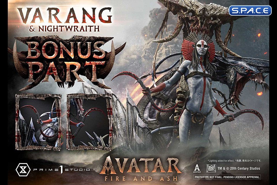1/4 Scale Varang & Nightwraith Real Elite Masterline Statue - Bonus Version (Avatar: Fire and Ash)