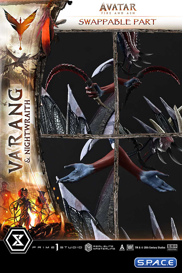 1/4 Scale Varang & Nightwraith Real Elite Masterline Statue - Bonus Version (Avatar: Fire and Ash)