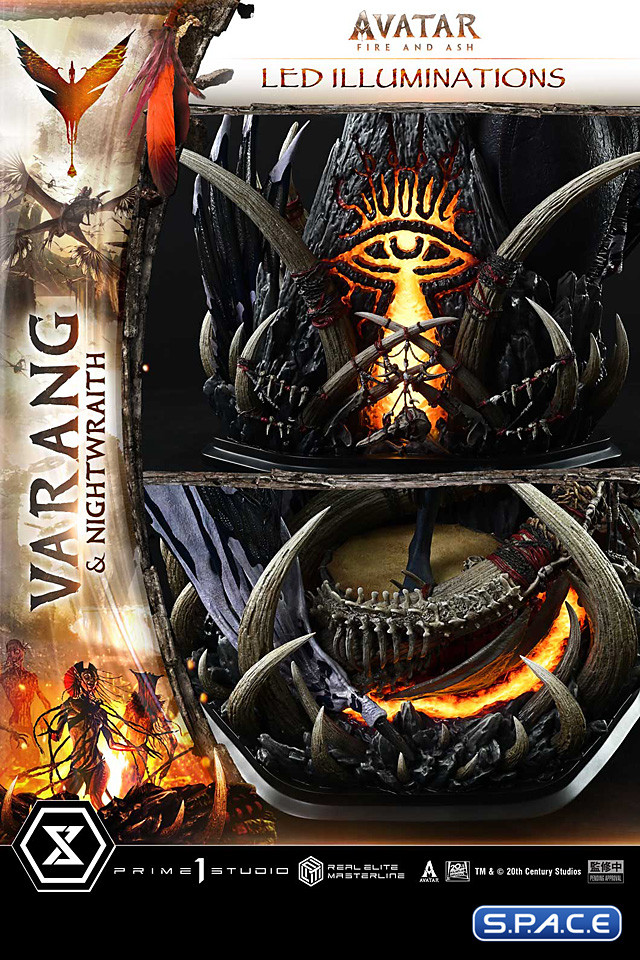 1/4 Scale Varang & Nightwraith Real Elite Masterline Statue - Bonus Version (Avatar: Fire and Ash)