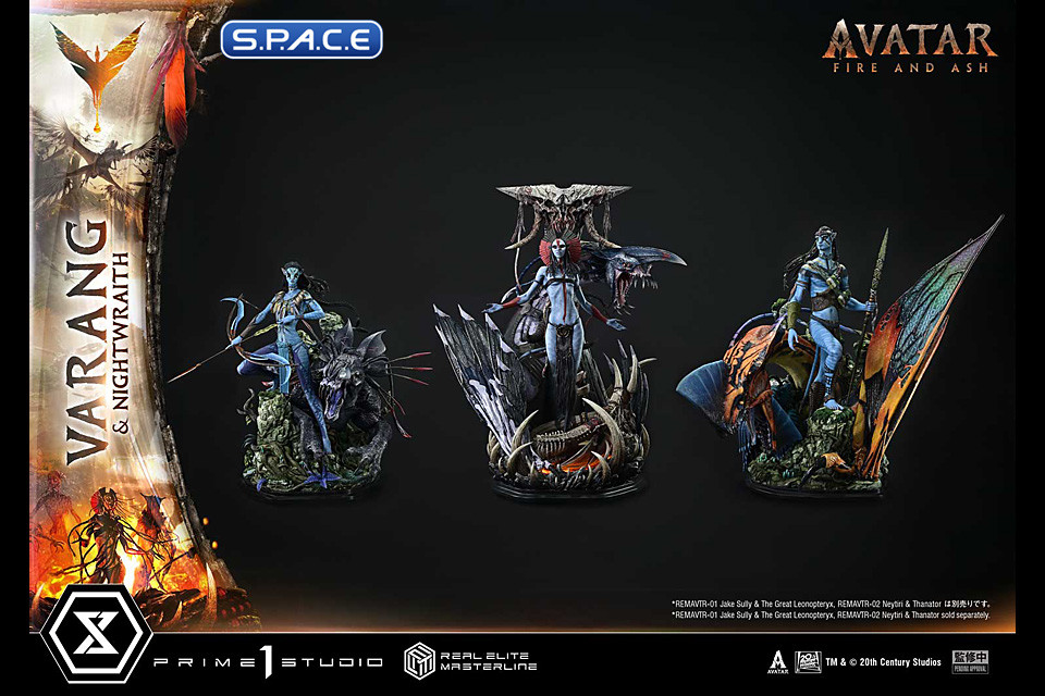 1/4 Scale Varang & Nightwraith Real Elite Masterline Statue - Bonus Version (Avatar: Fire and Ash)