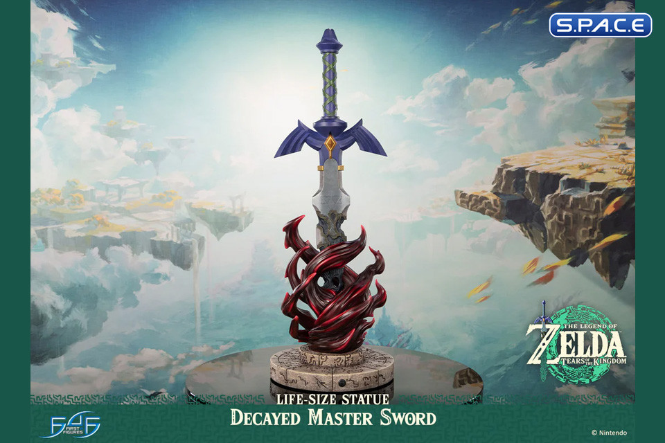 1:1 Decayed Master Sword Life-Size Statue (The Legend of Zelda: Tears of the Kingdom)