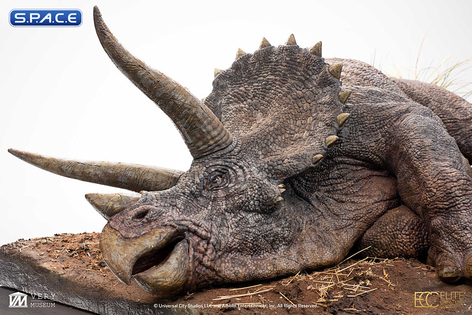 1/8 Scale Sick Triceratops Maquette (Jurassic Park)