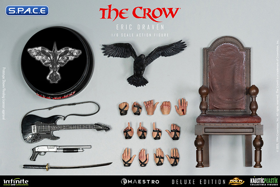 1/6 Scale Eric Draven Maestro Line - Deluxe Gold Version (The Crow)