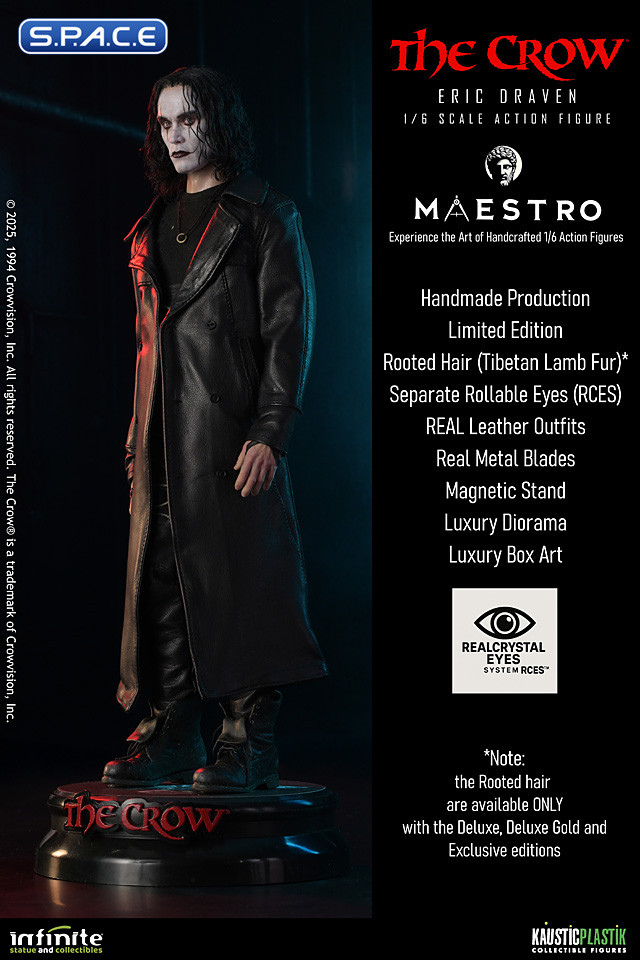 1/6 Scale Eric Draven Maestro Line - Deluxe Gold Version (The Crow)