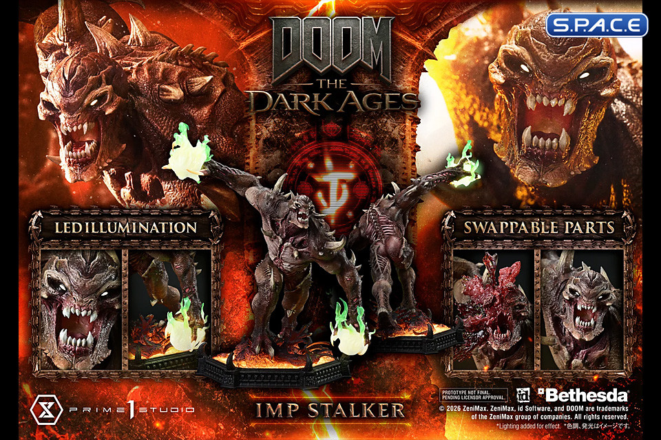 1/4 Scale Imp Stalker Ultimate Premium Masterline - Bonus Version (Doom: The Dark Ages)