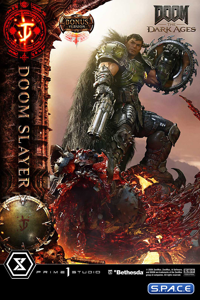 1/4 Scale Doom Slayer Ultimate Premium Masterline - Deluxe Bonus Version (Doom: The Dark Ages)