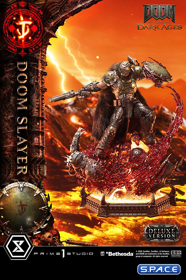 1/4 Scale Doom Slayer Ultimate Premium Masterline - Deluxe Bonus Version (Doom: The Dark Ages)