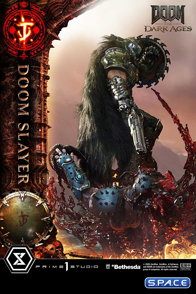 1/4 Scale Doom Slayer Ultimate Premium Masterline - Deluxe Bonus Version (Doom: The Dark Ages)