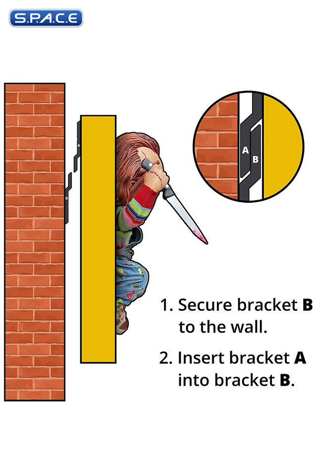 1/2 Scale Chucky Wall Sculpture (Bride of Chucky)