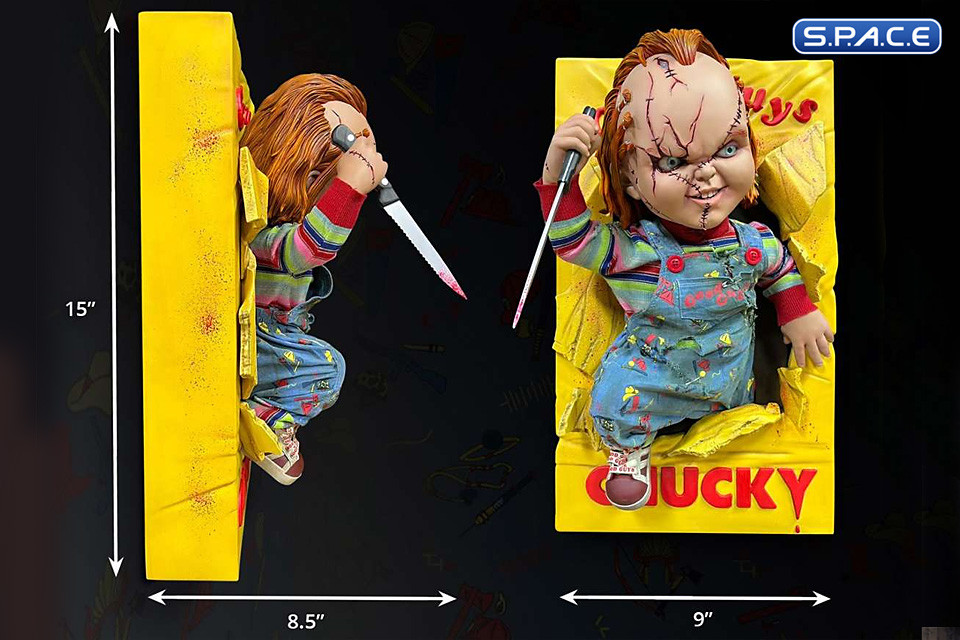 1/2 Scale Chucky Wall Sculpture (Bride of Chucky)