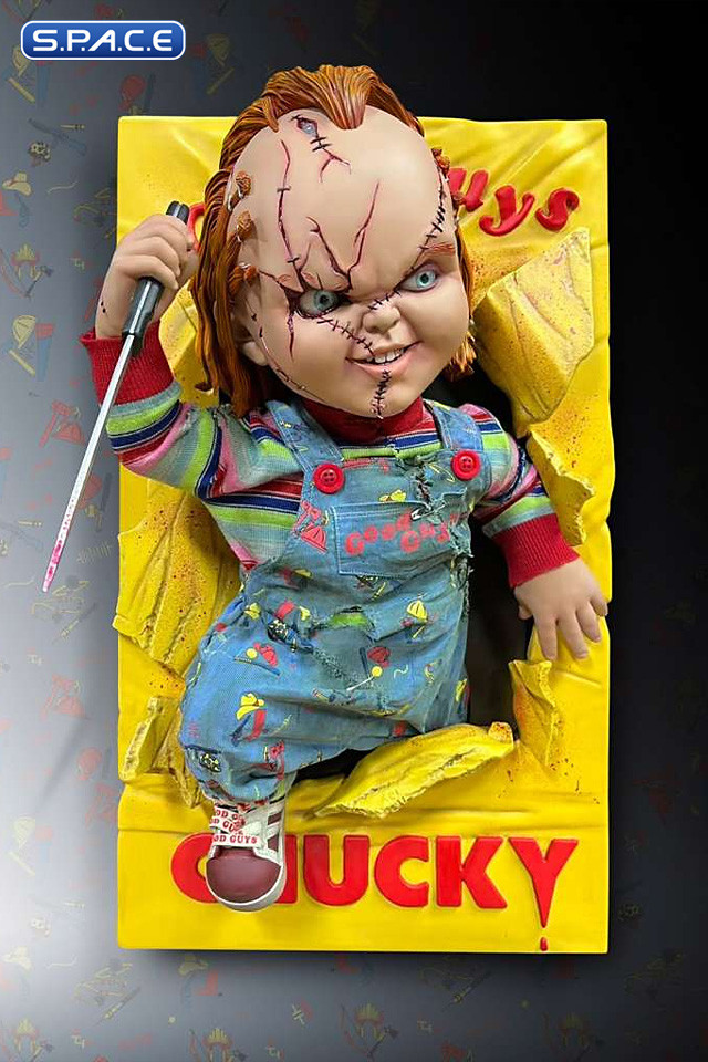 1:1 Chucky Life-Size Wall Sulpture (Bride of Chucky)