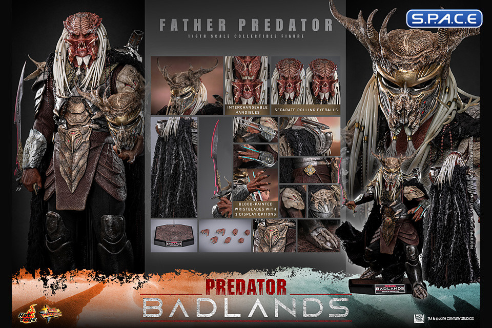 1/6 Scale Father Predator Njohrr Movie Masterpiece MMS863 (Predator: Badlands)