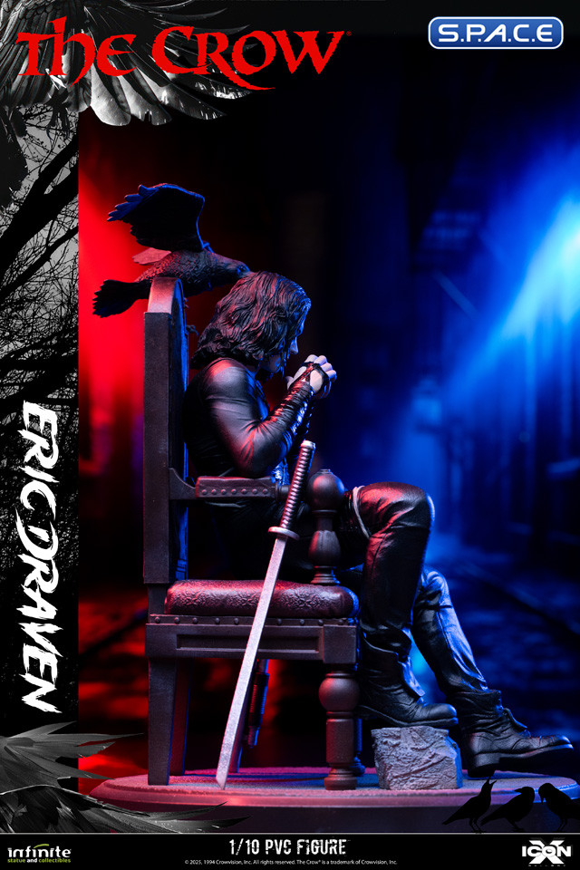 1/10 Scale Eric Draven PVC Statue (The Crow)