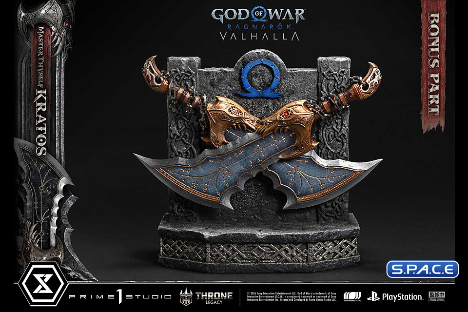 1/3 Scale Master Thyself Kratos Throne Legacy Statue - Bonus Version (God of War Ragnar�k)