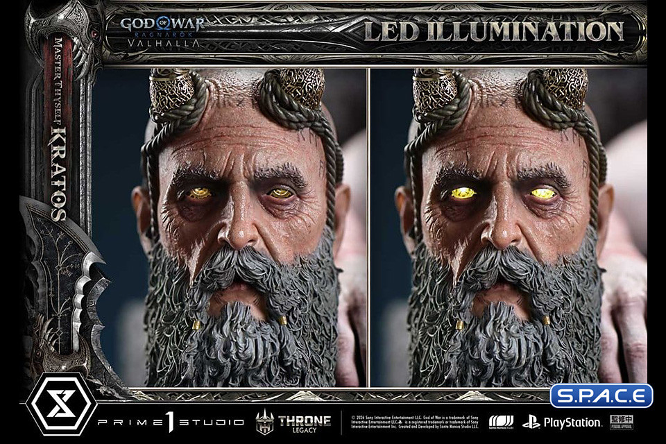 1/3 Scale Master Thyself Kratos Throne Legacy Statue (God of War Ragnar�k)