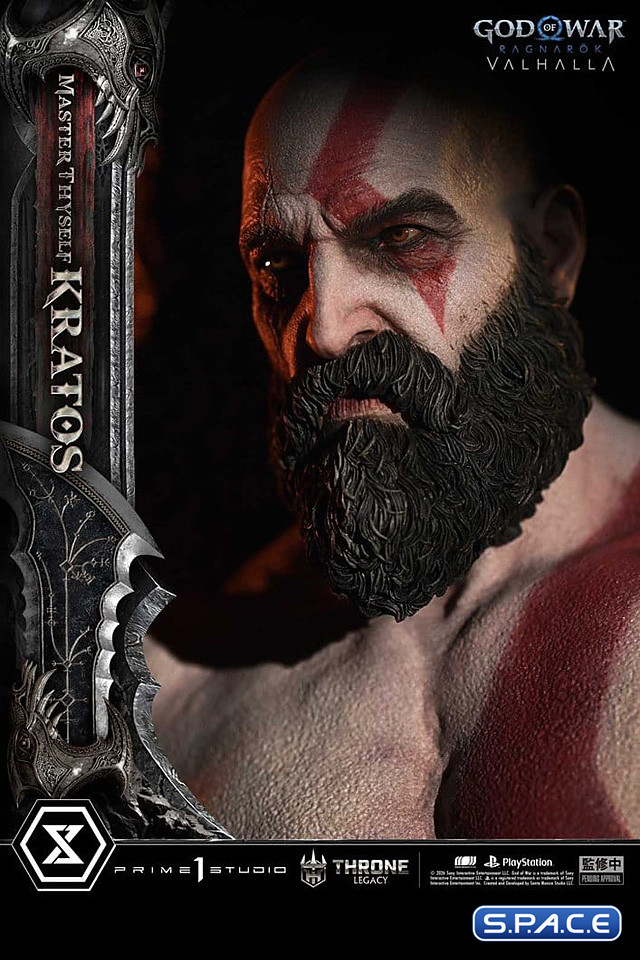 1/3 Scale Master Thyself Kratos Throne Legacy Statue (God of War Ragnar�k)