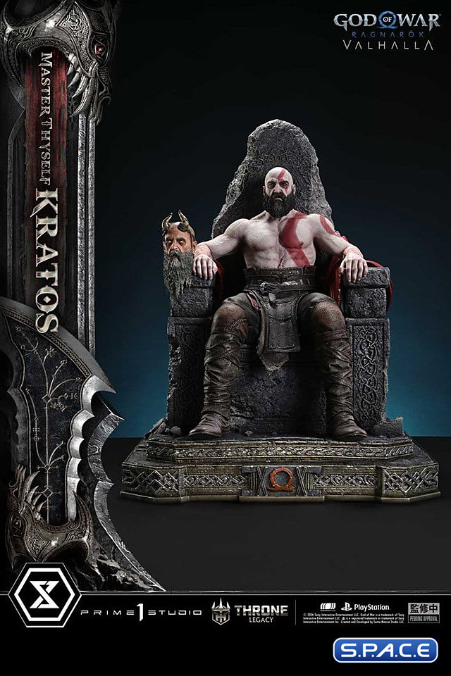1/3 Scale Master Thyself Kratos Throne Legacy Statue (God of War Ragnar�k)